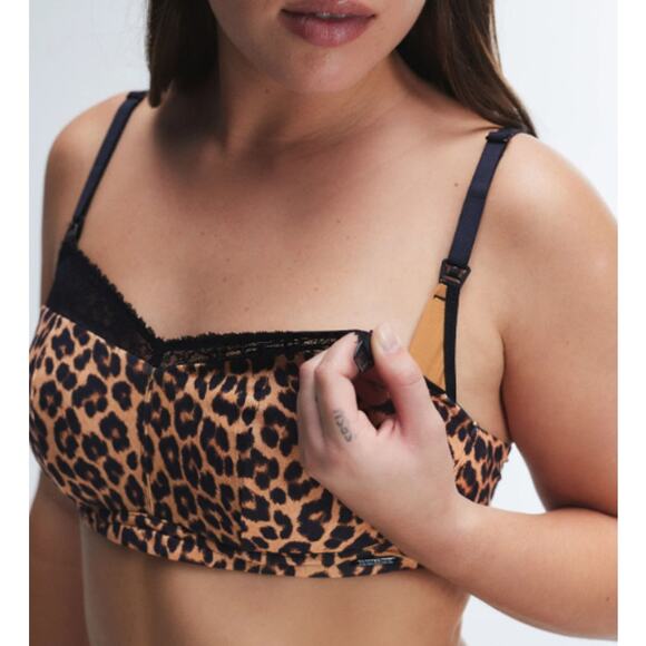 New Savage X Fenty Snug Hug Lace-Trim Maternity Bralette Size XL - Picture 1 of 4